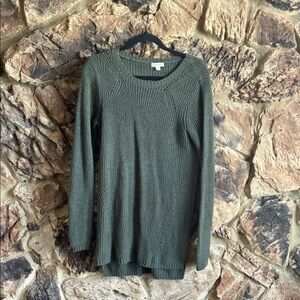 Merona Olive Knit Sweater Tunic